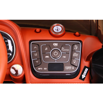 Auto na akumulator Bentley Bentayga dla dzieci Biały + Koła EVA + Radio MP3 + Pilot